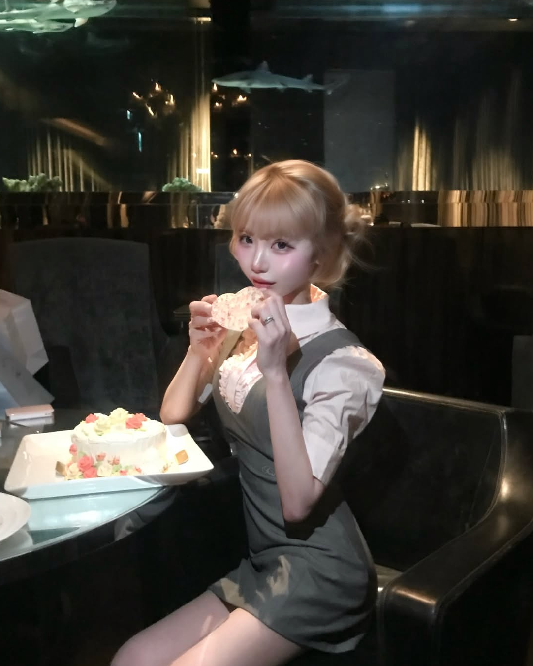 classy line jumper skirt