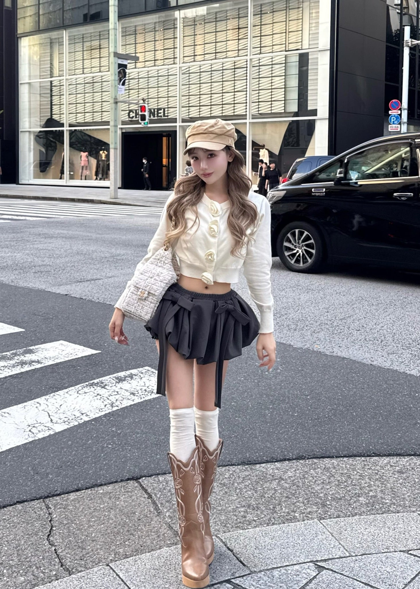 ribbon ballon mini skirt