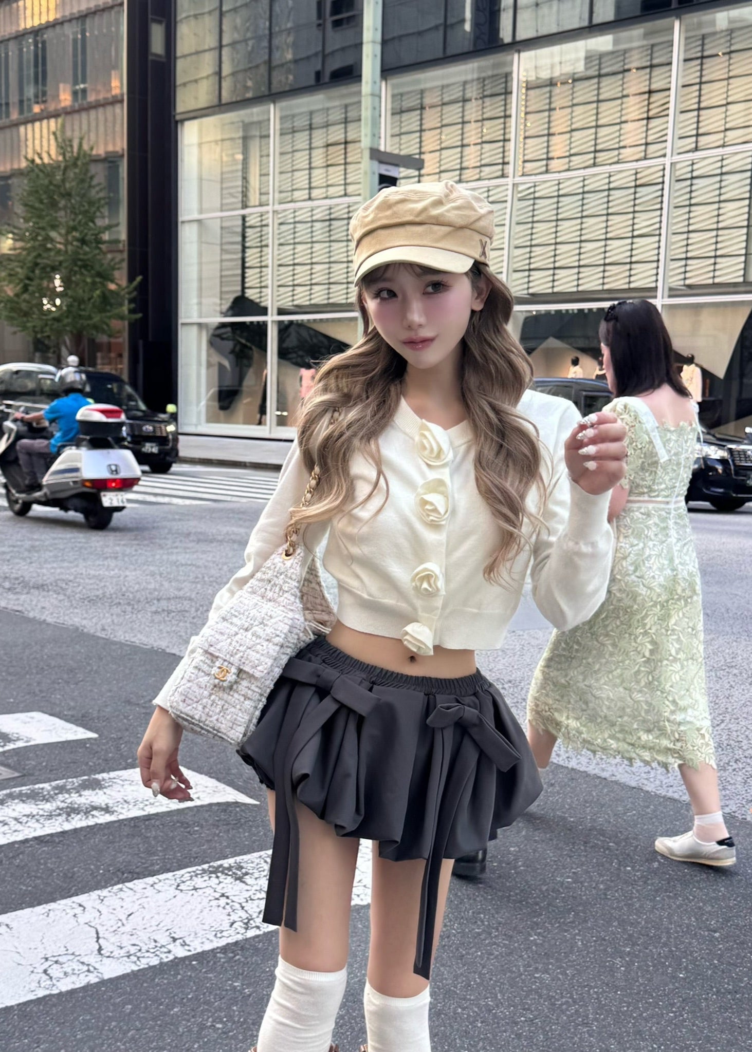 ribbon ballon mini skirt