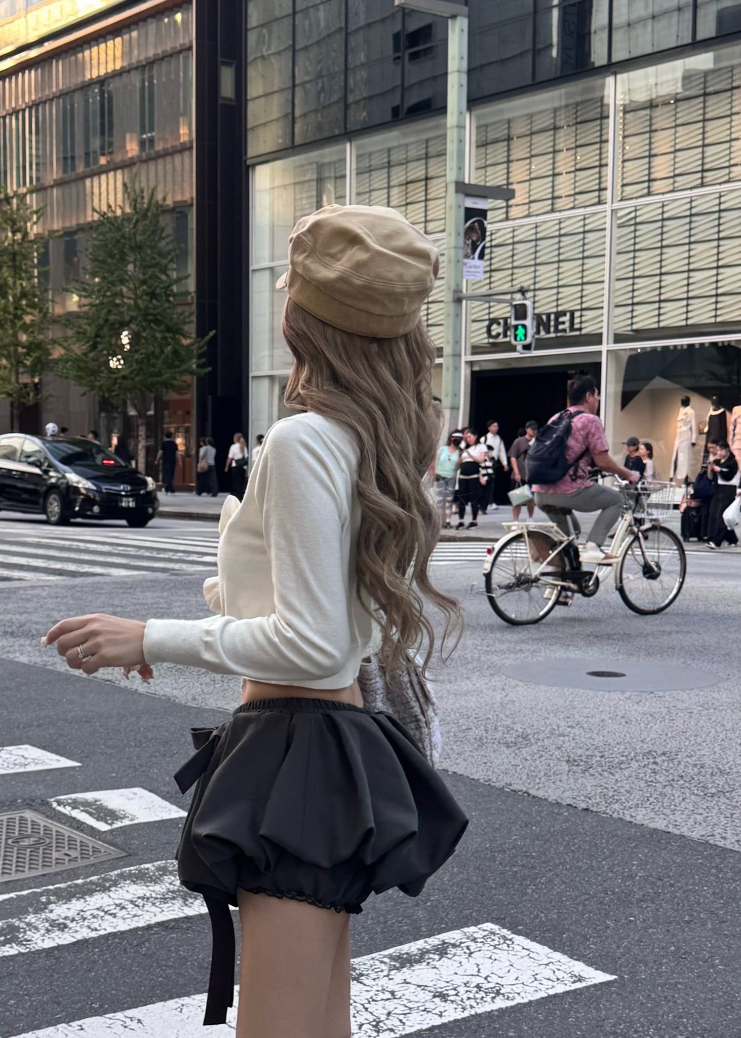 ribbon ballon mini skirt