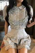 Baby frill pants