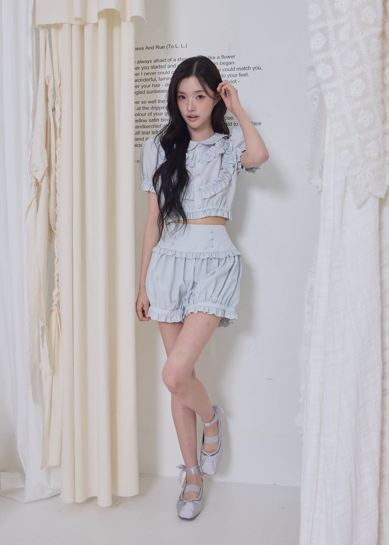 Baby frill blouse