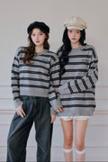Preppie border knit