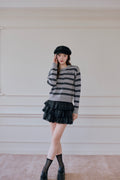 Preppie border knit