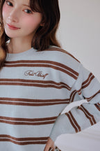 Preppie border knit