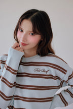 Preppie border knit