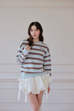 Preppie border knit