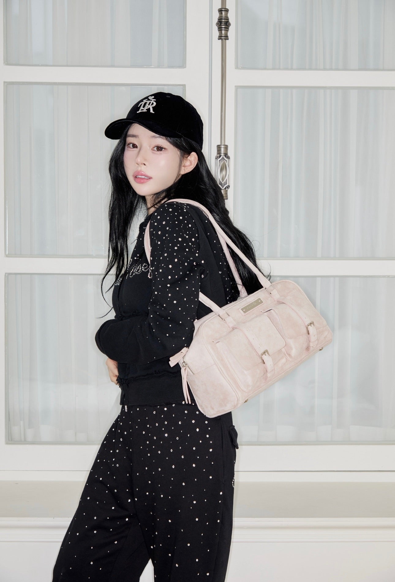 Treat Ürself suède boston bag