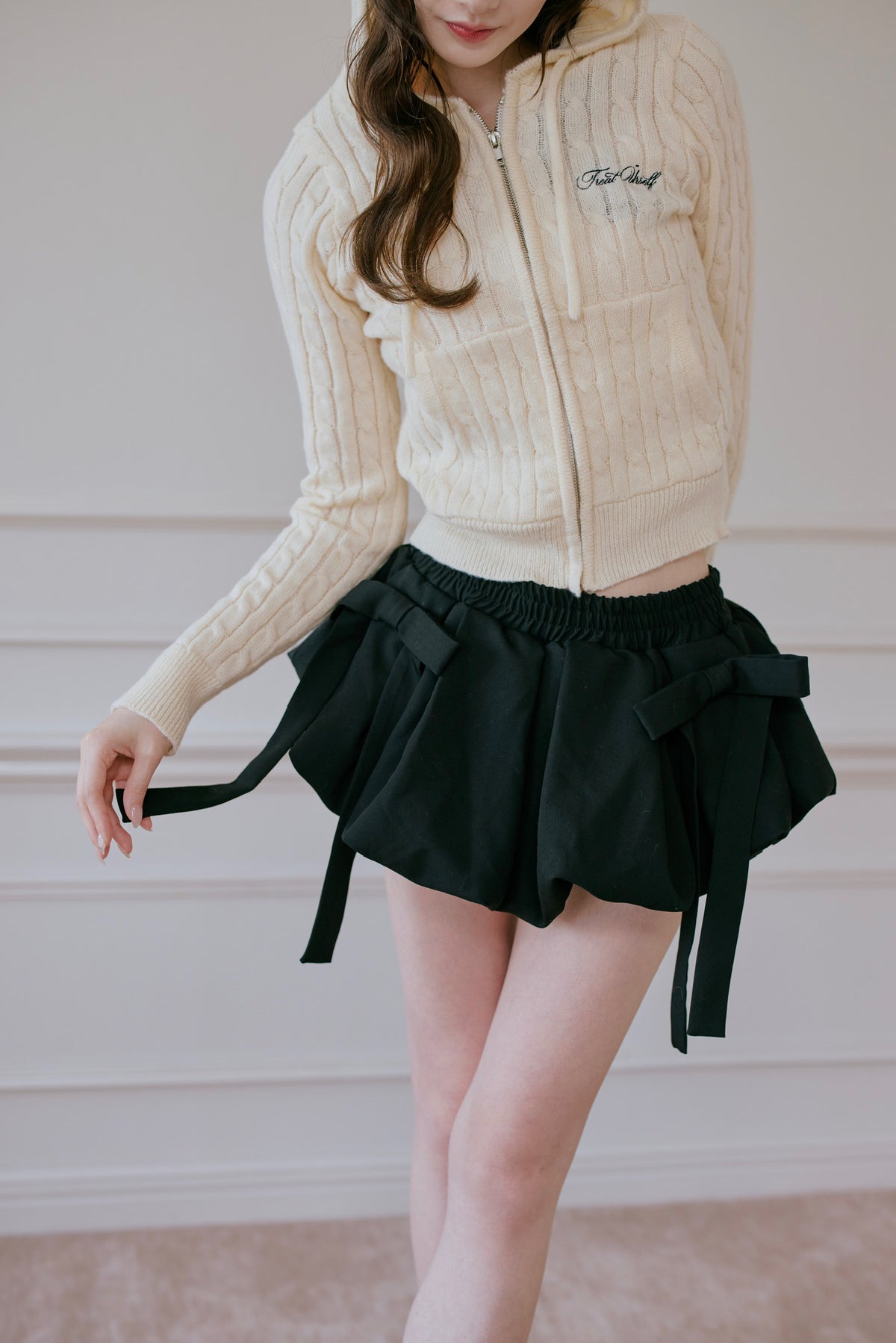 ribbon balloon mini skirt