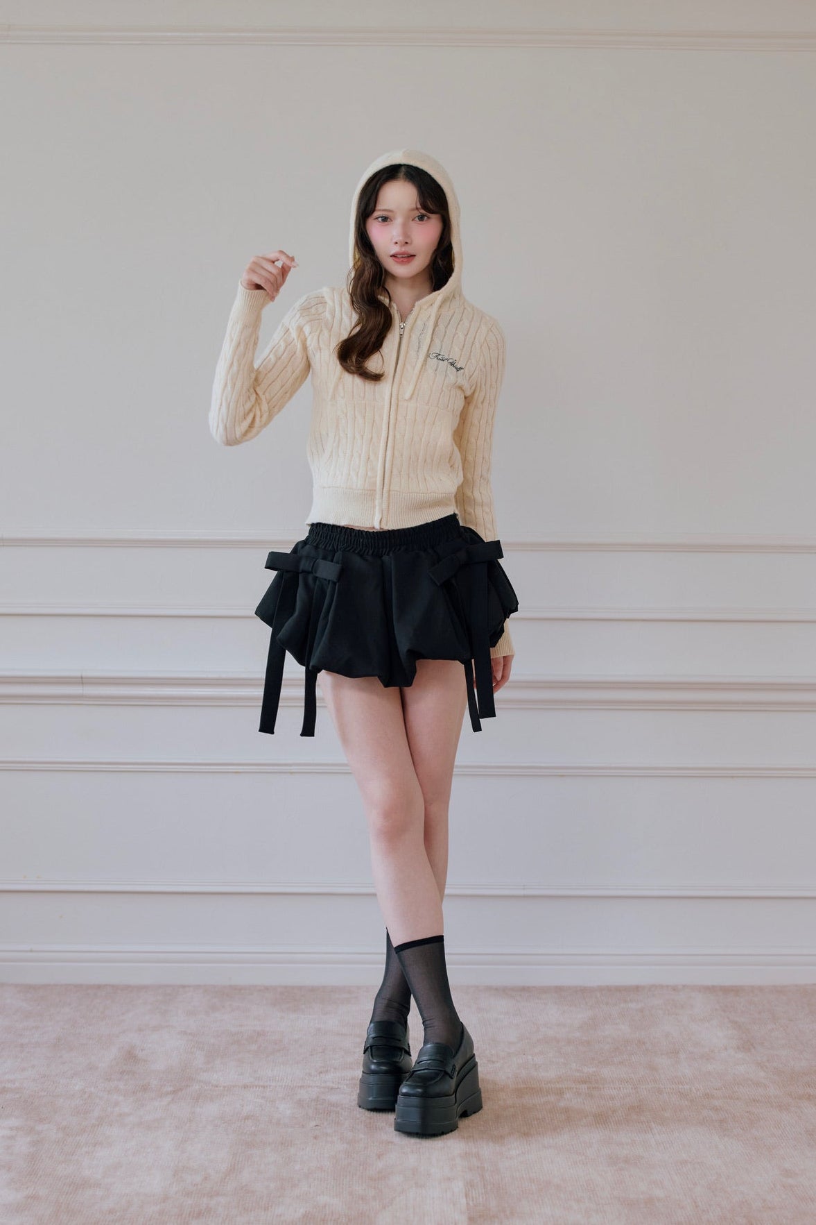 ribbon balloon mini skirt