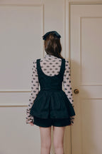 pâtissier peplum salopette