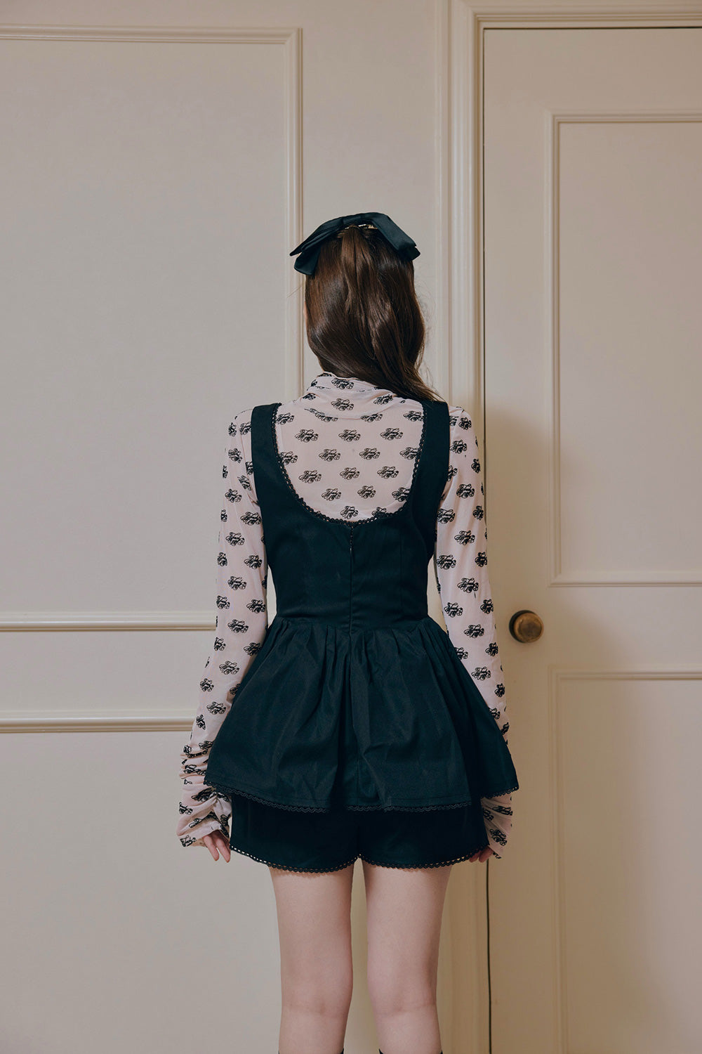 pâtissier peplum salopette