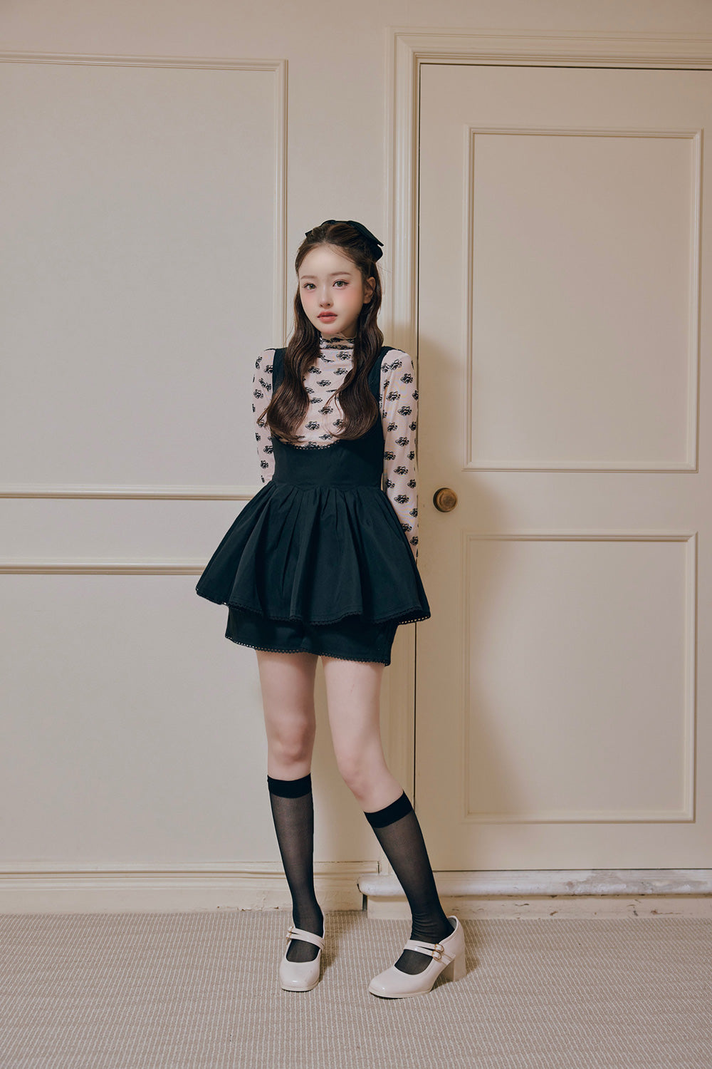 pâtissier peplum salopette