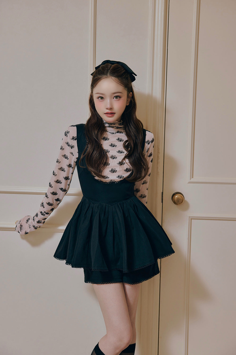 pâtissier peplum salopette