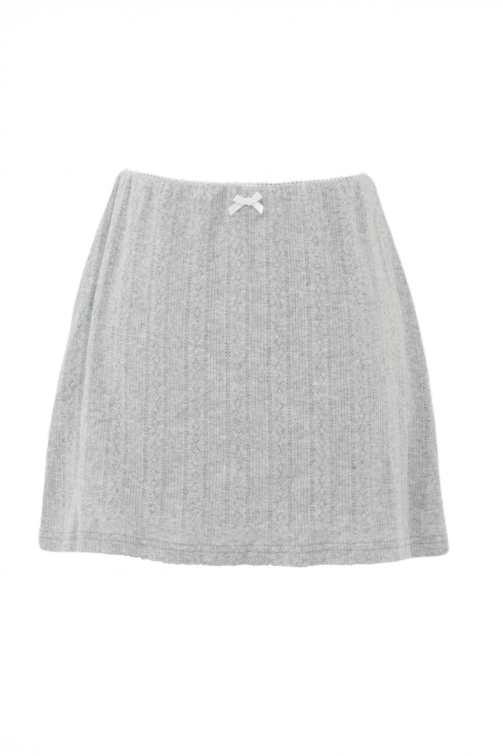 Garden cotton ribbon mini skirt