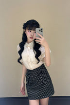 étoile flower lace blouse