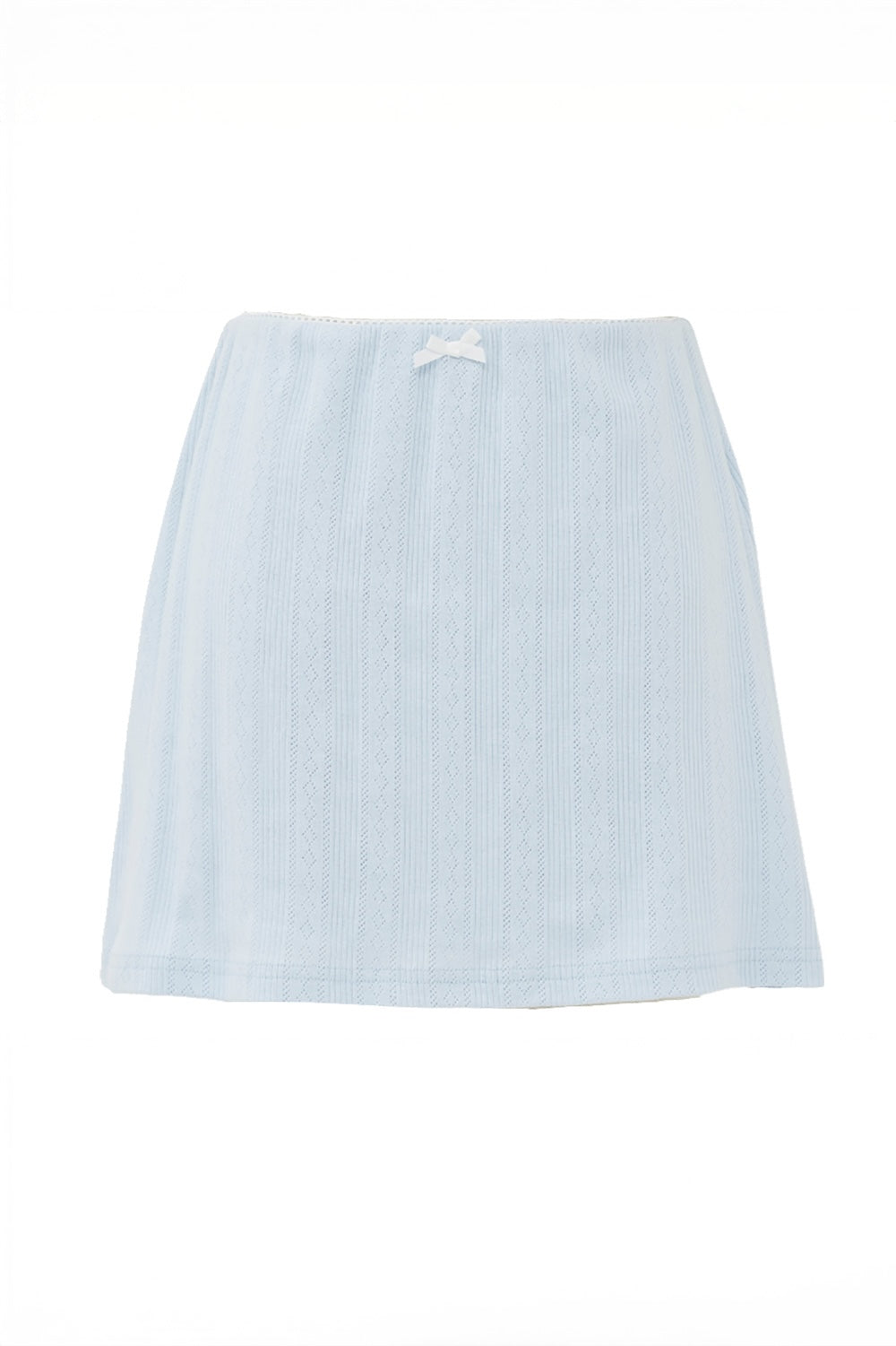Garden cotton ribbon mini skirt