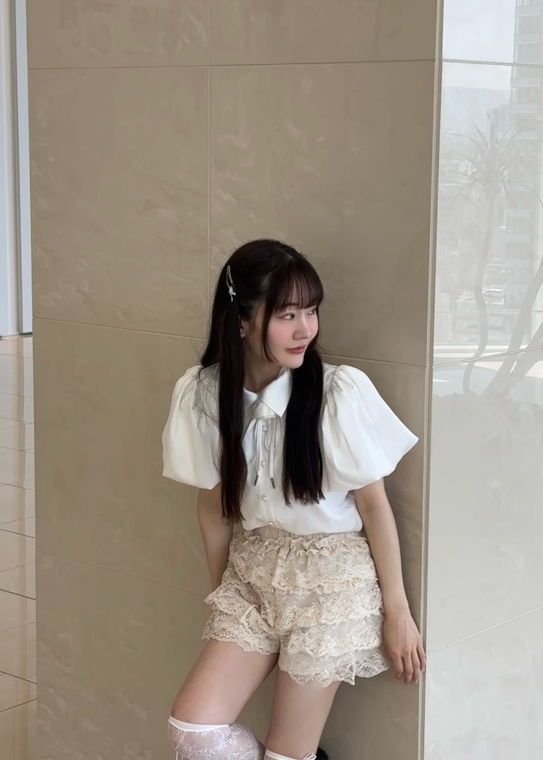 トップス Rose choker satin puff blousetreaturself Rose choker satin puff blouse – Treat Ürself