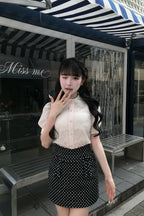 étoile flower lace blouse