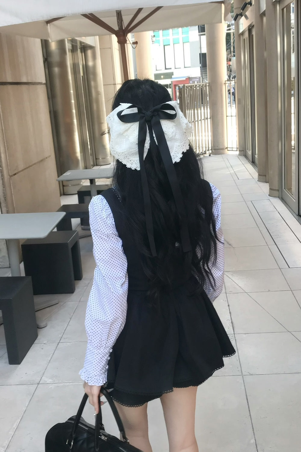 pâtissier peplum salopette