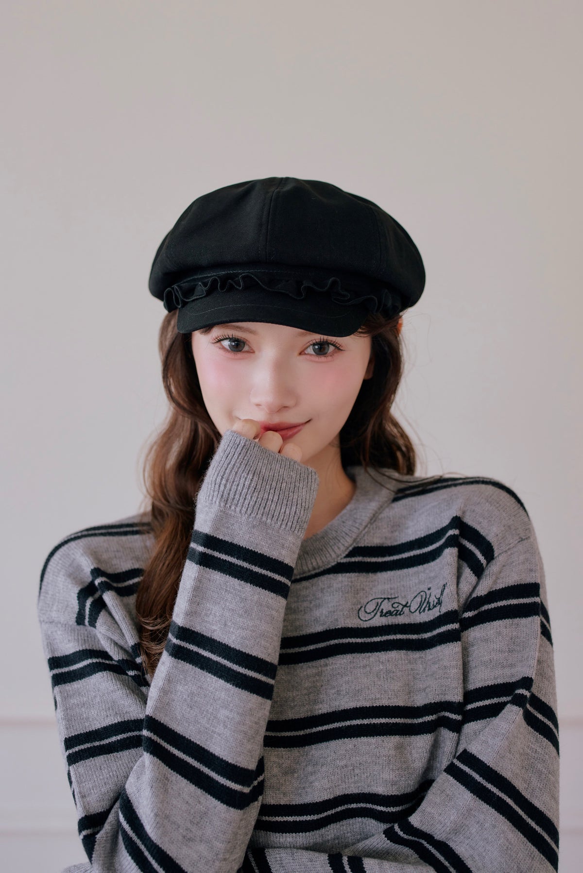 Baby frill casquette