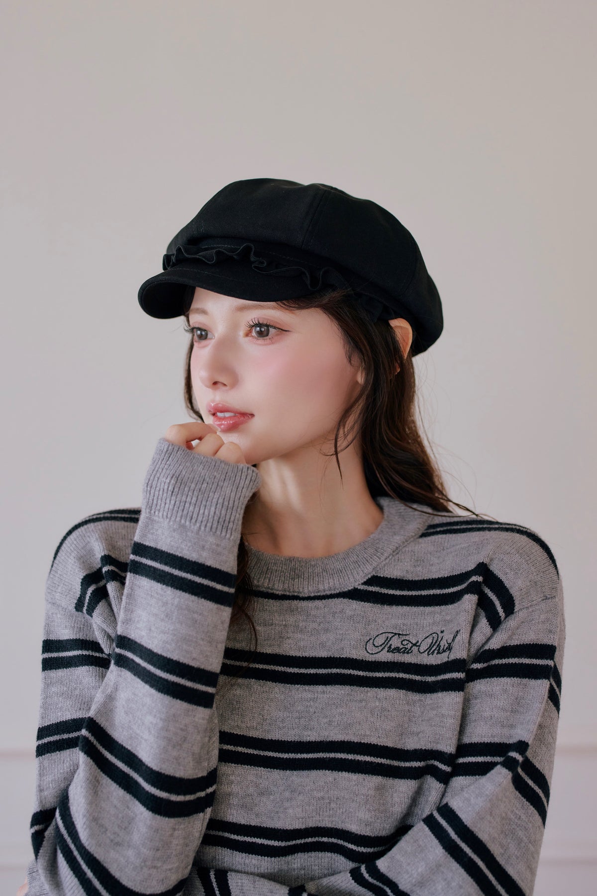Baby frill casquette