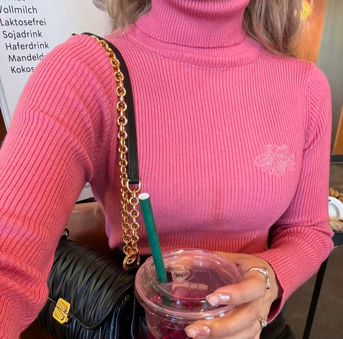 Treat Ürself turtle neck knit