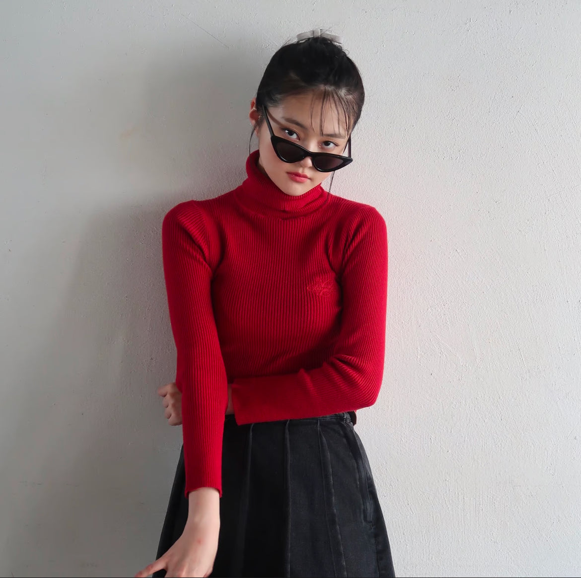 Treat Ürself turtle neck knit