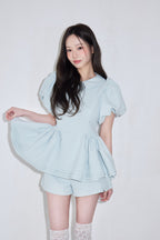 Daisy tweed short pants
