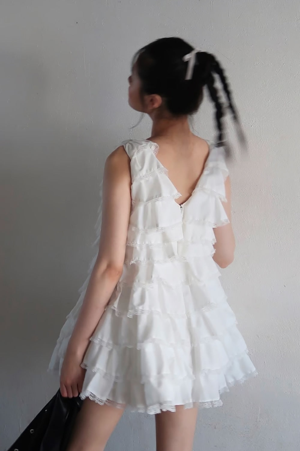 treat ürself angel wings mini dress angel wing mini dress(white) – Treat Ürself