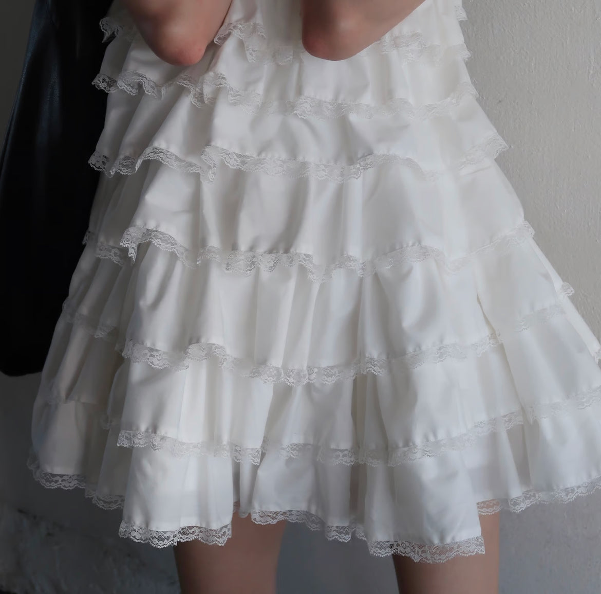 angel wings mini dress(white)