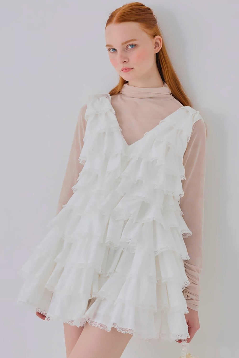 angel wing mini dress(white) – Treat Ürself