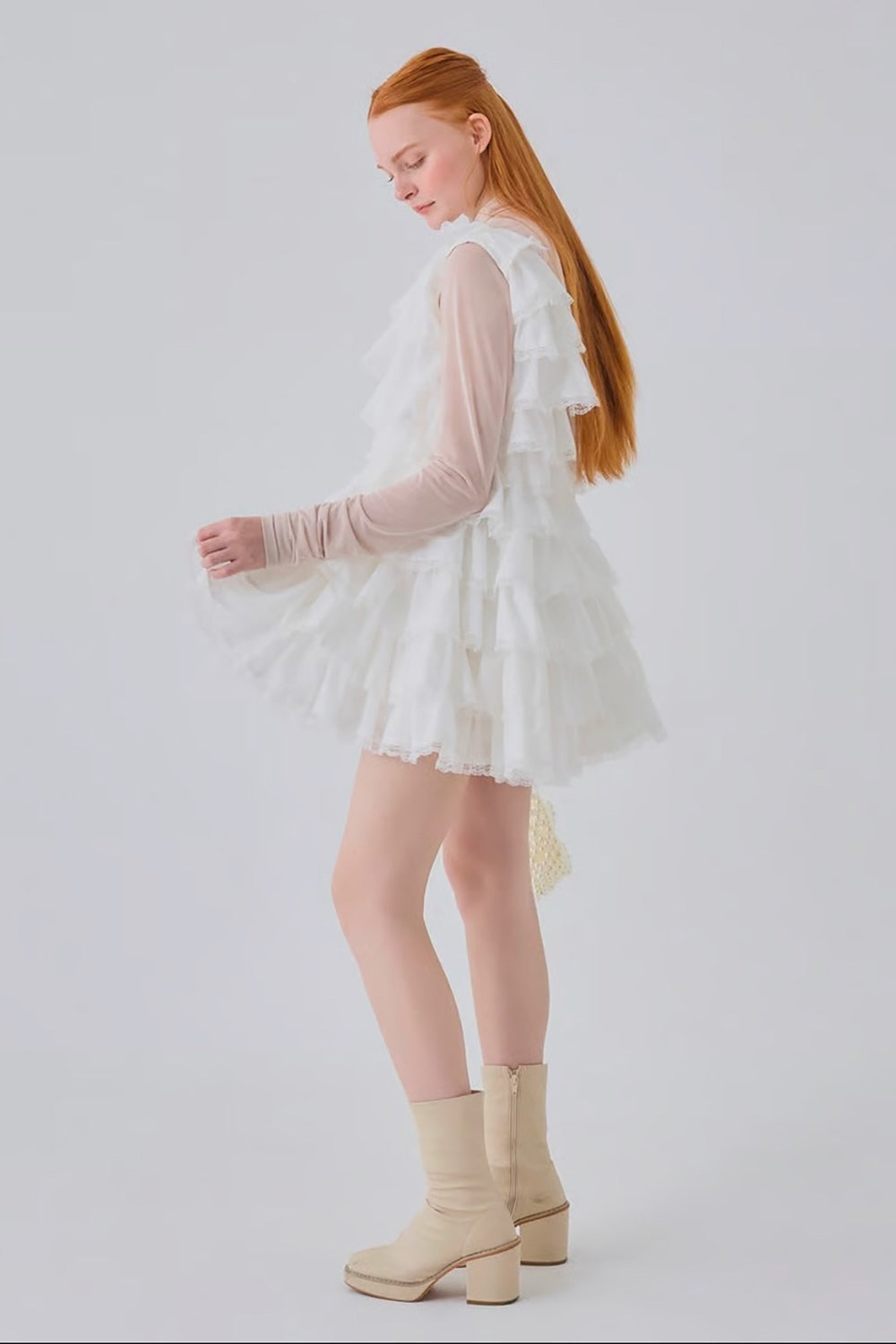 angel wing mini dress(white) – Treat Ürself