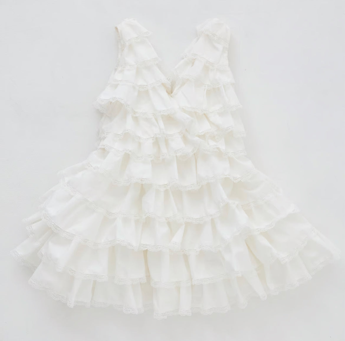 angel wings mini dress(white)