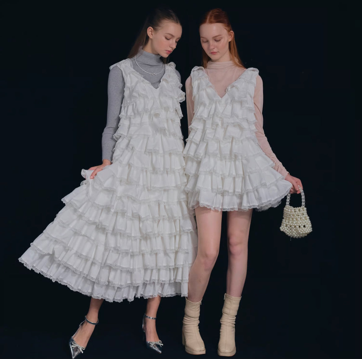 【5月中旬〜下旬】angel wing long dress(white)