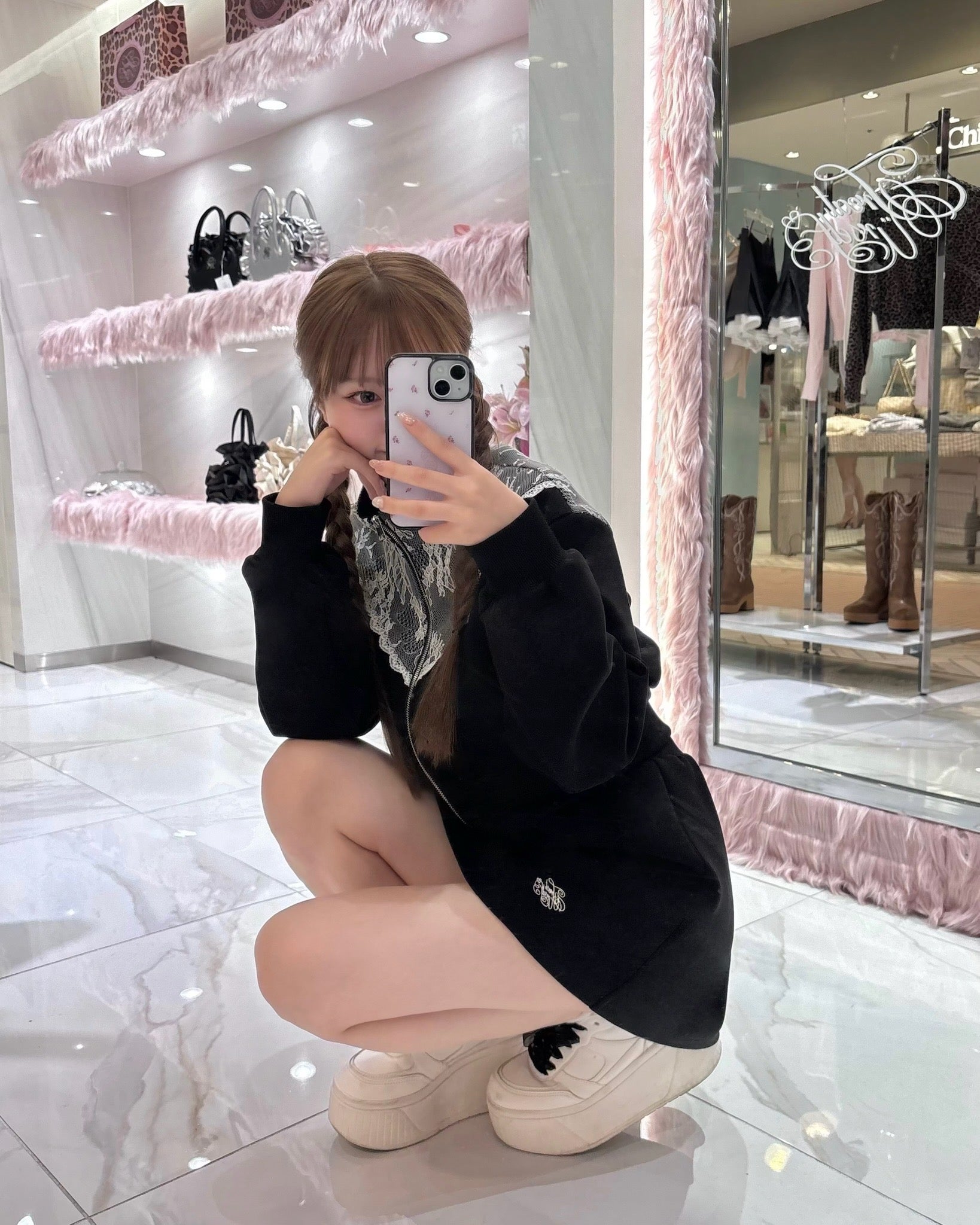 Bloom Lace Jersey tops