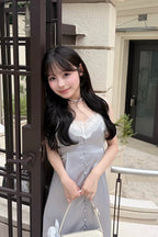 Sophie satin lace cami one-piece