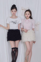 Ballerina couture mini skirt
