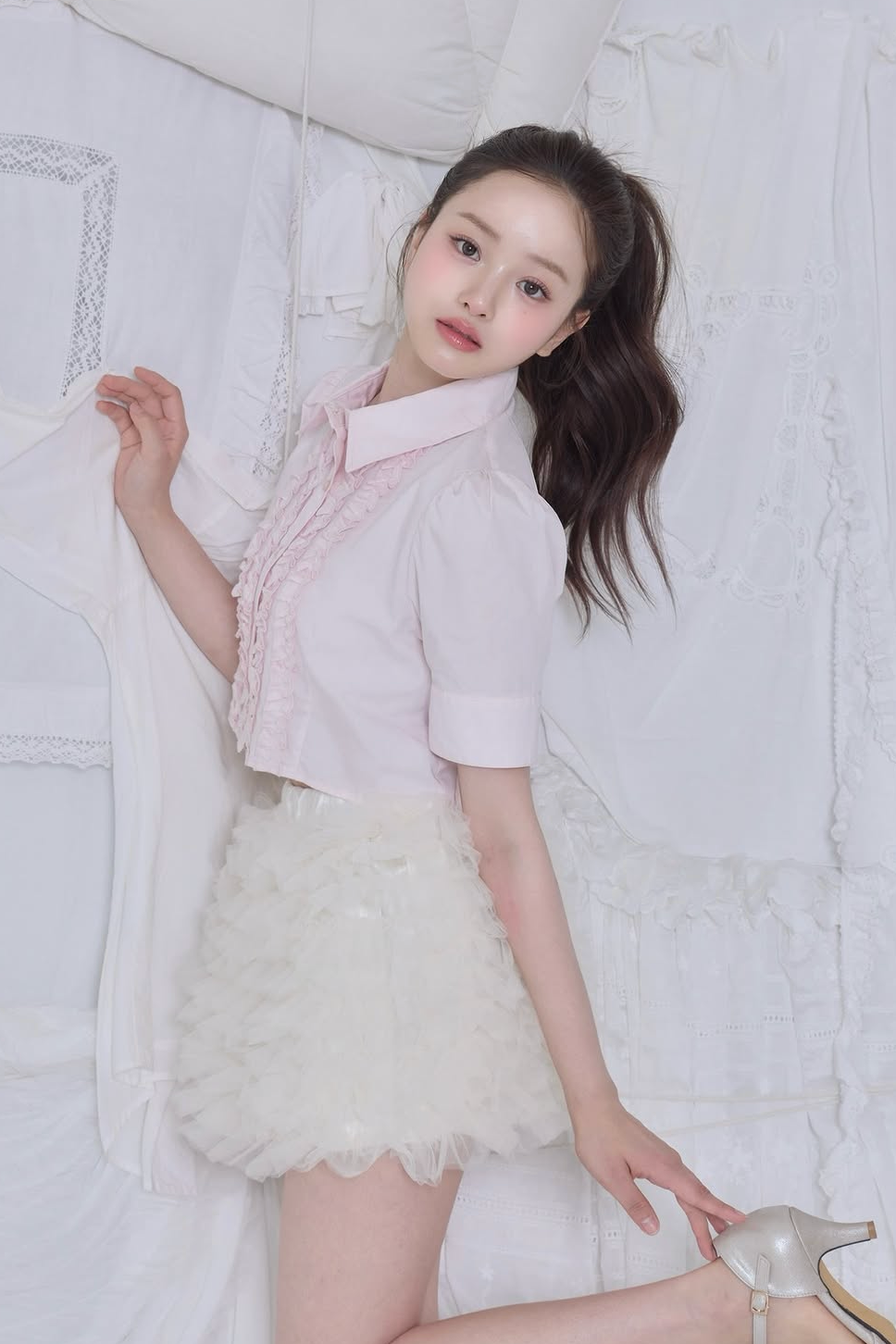 Ballerina couture mini skirt