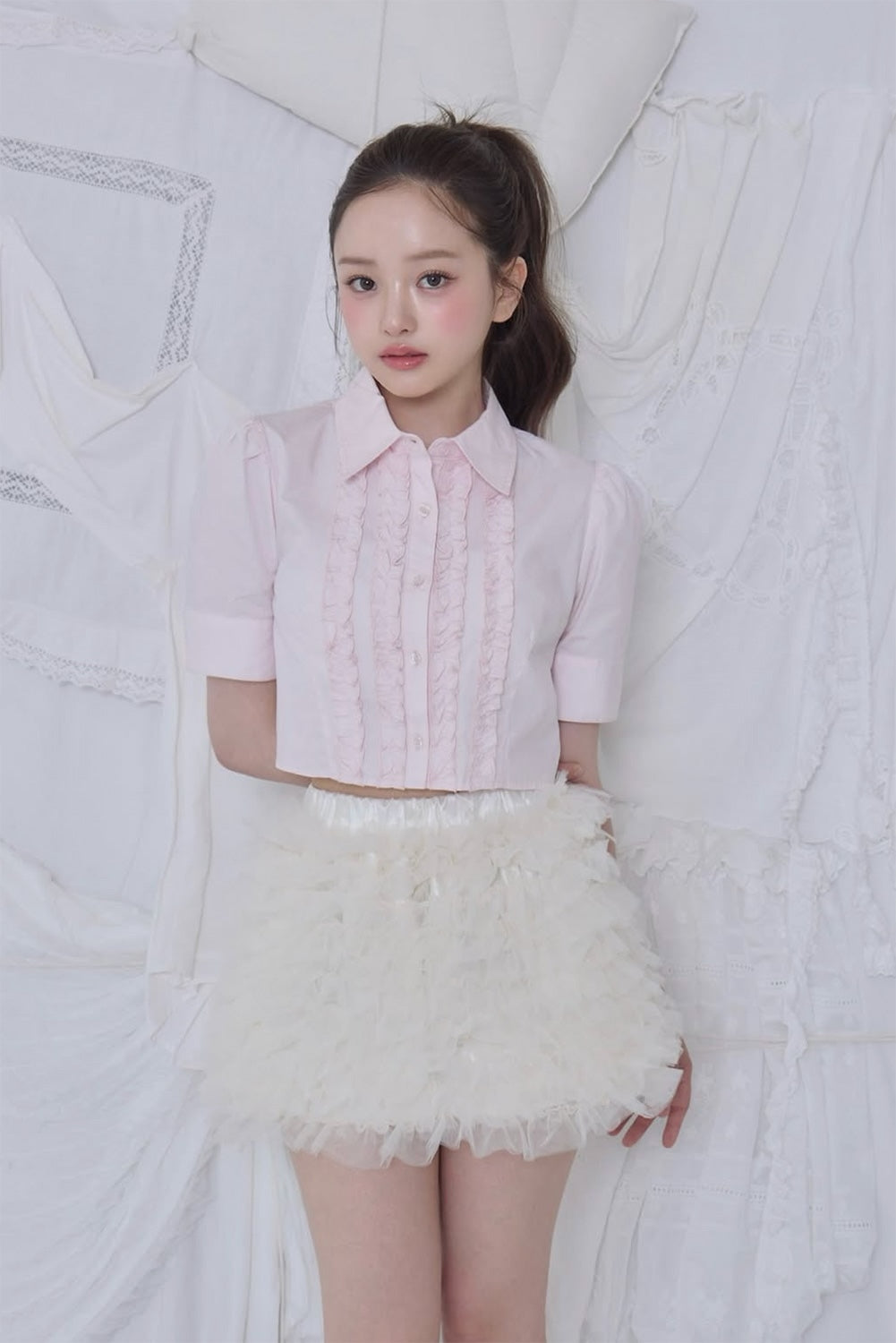 Ballerina couture mini skirt