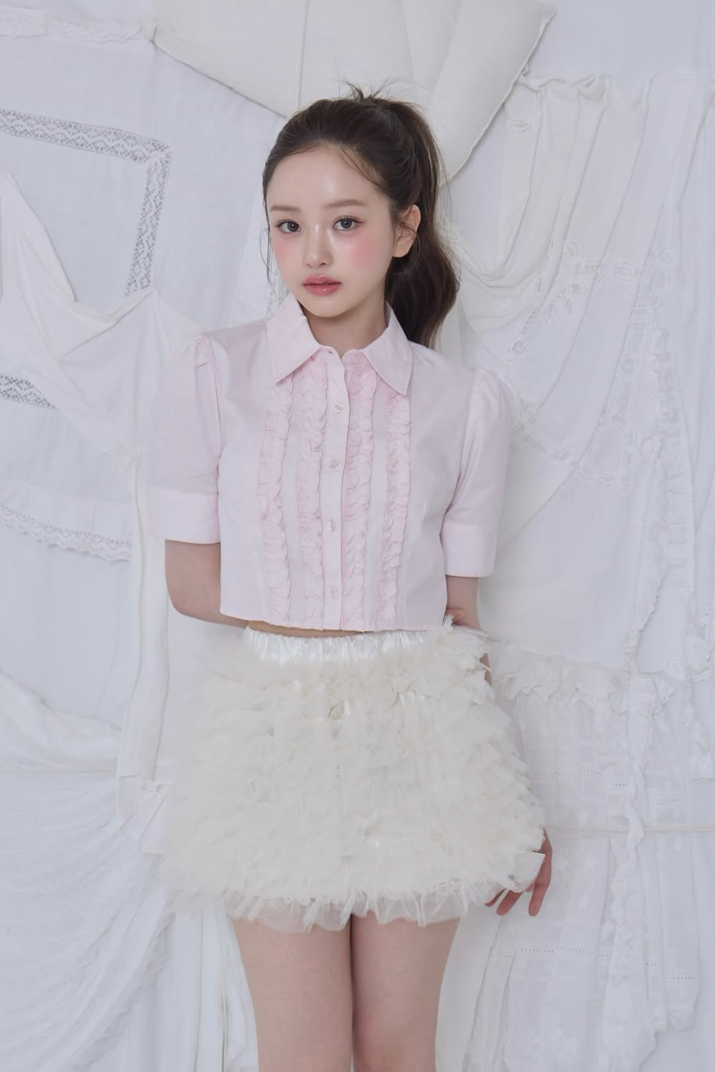 Ballerina couture mini skirt