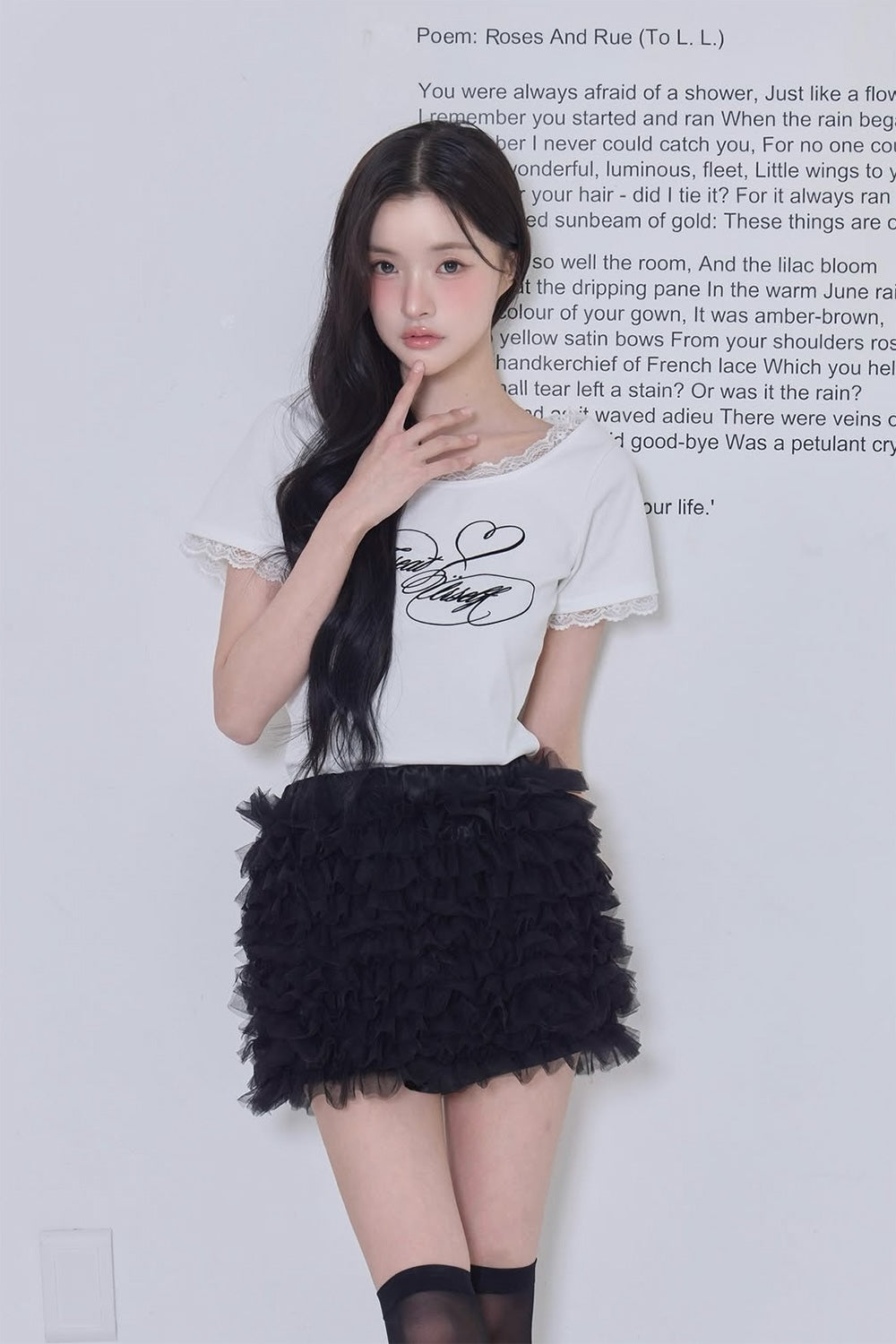 Ballerina couture mini skirt