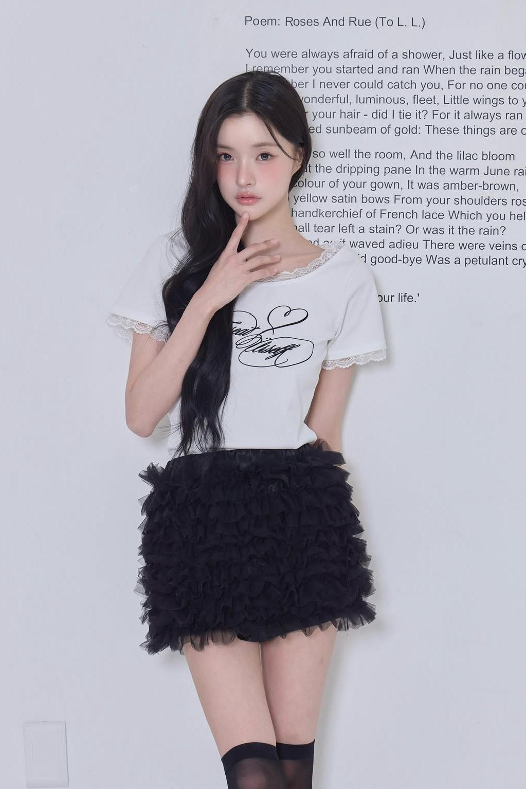 Ballerina couture mini skirt