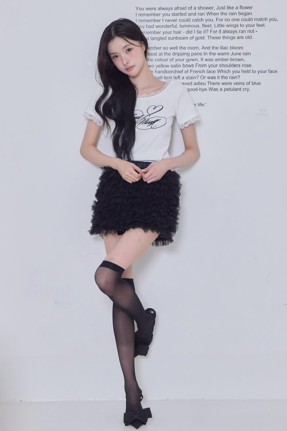 Ballerina couture mini skirt