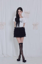 Ballerina couture mini skirt