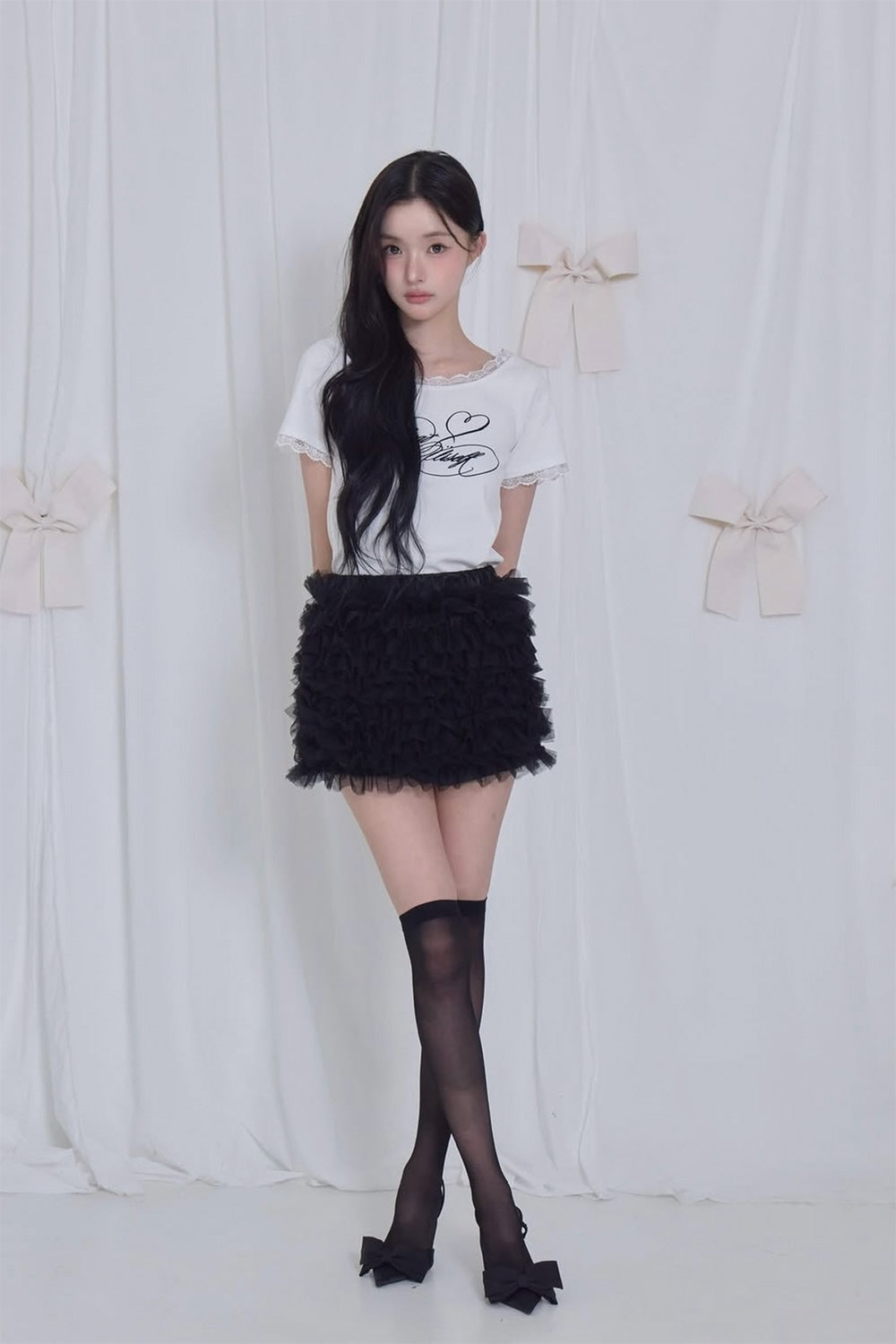 Ballerina couture mini skirt