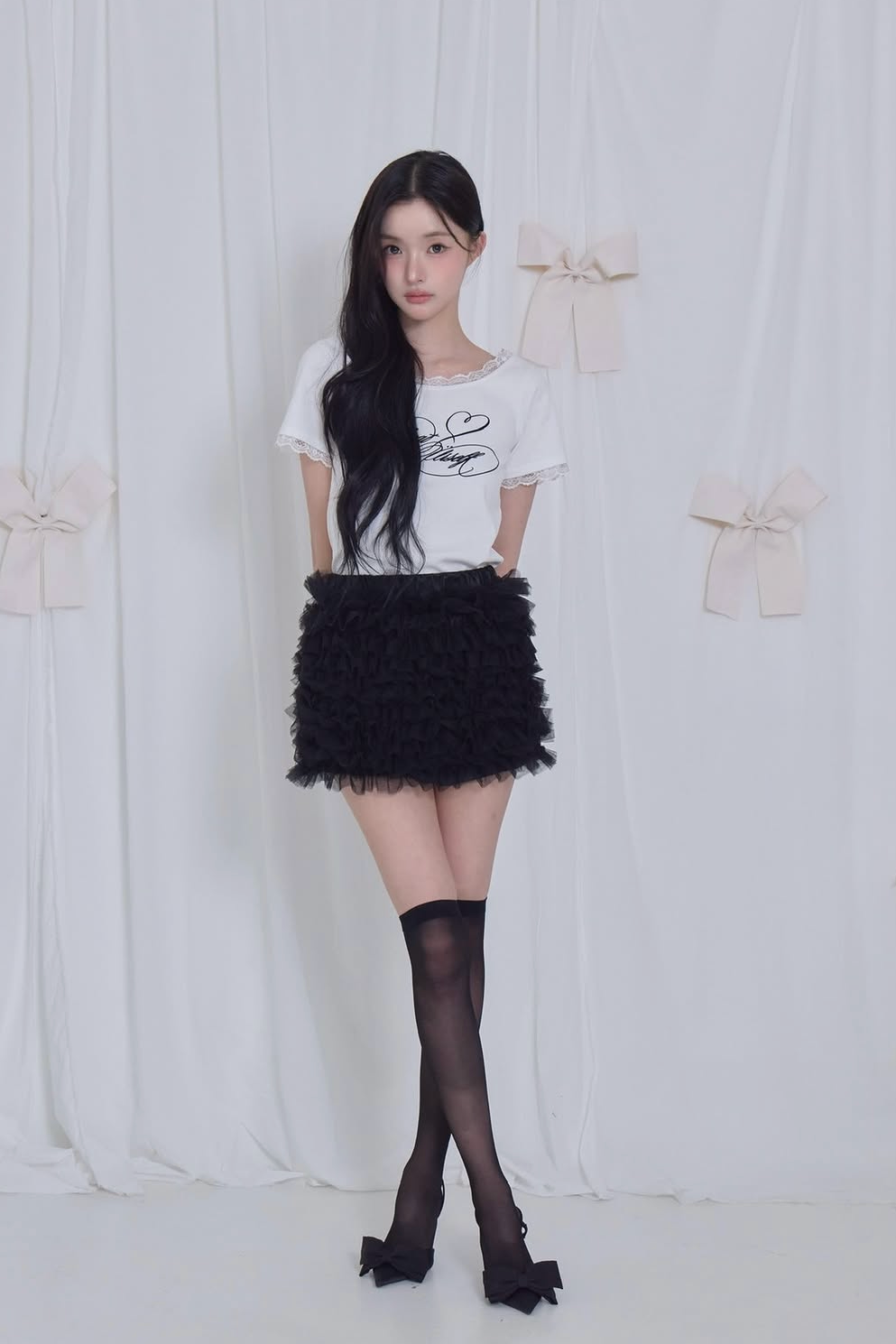 Ballerina couture mini skirt