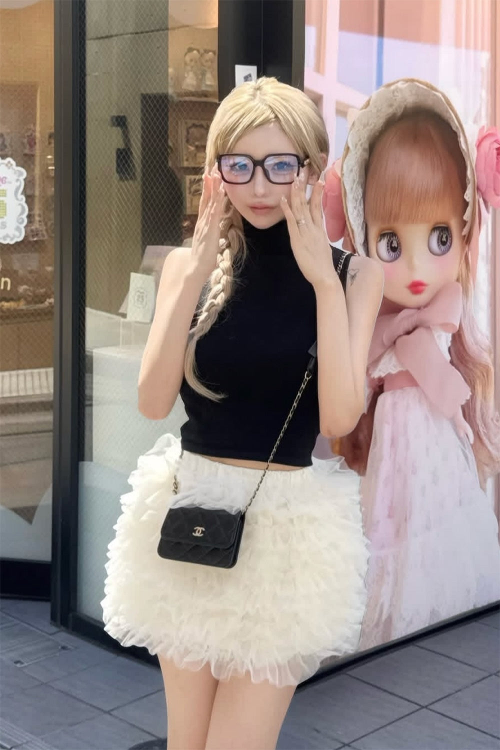 Ballerina couture mini skirt