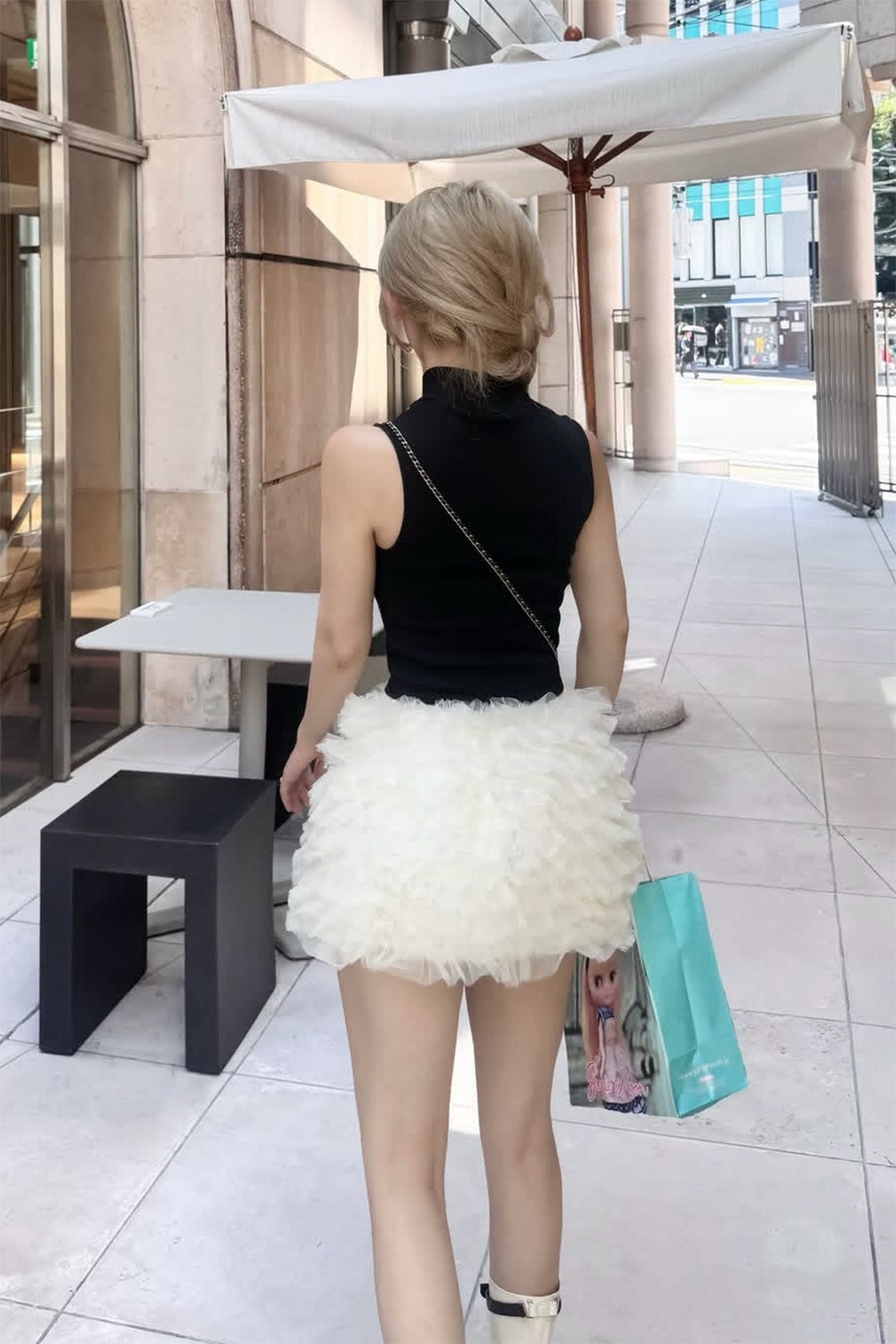 Ballerina couture mini skirt