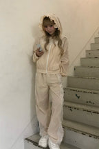 airy lace pants